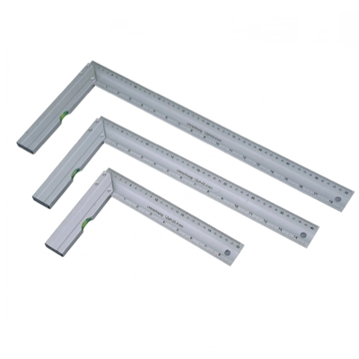 ABO ALUMINIUM TRY SQUARE Ruler With BUBBLE SPIRIT LEVEL